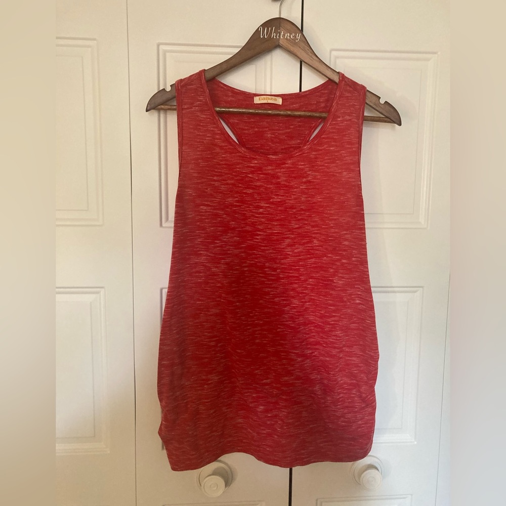Red Maternity Tank, size L